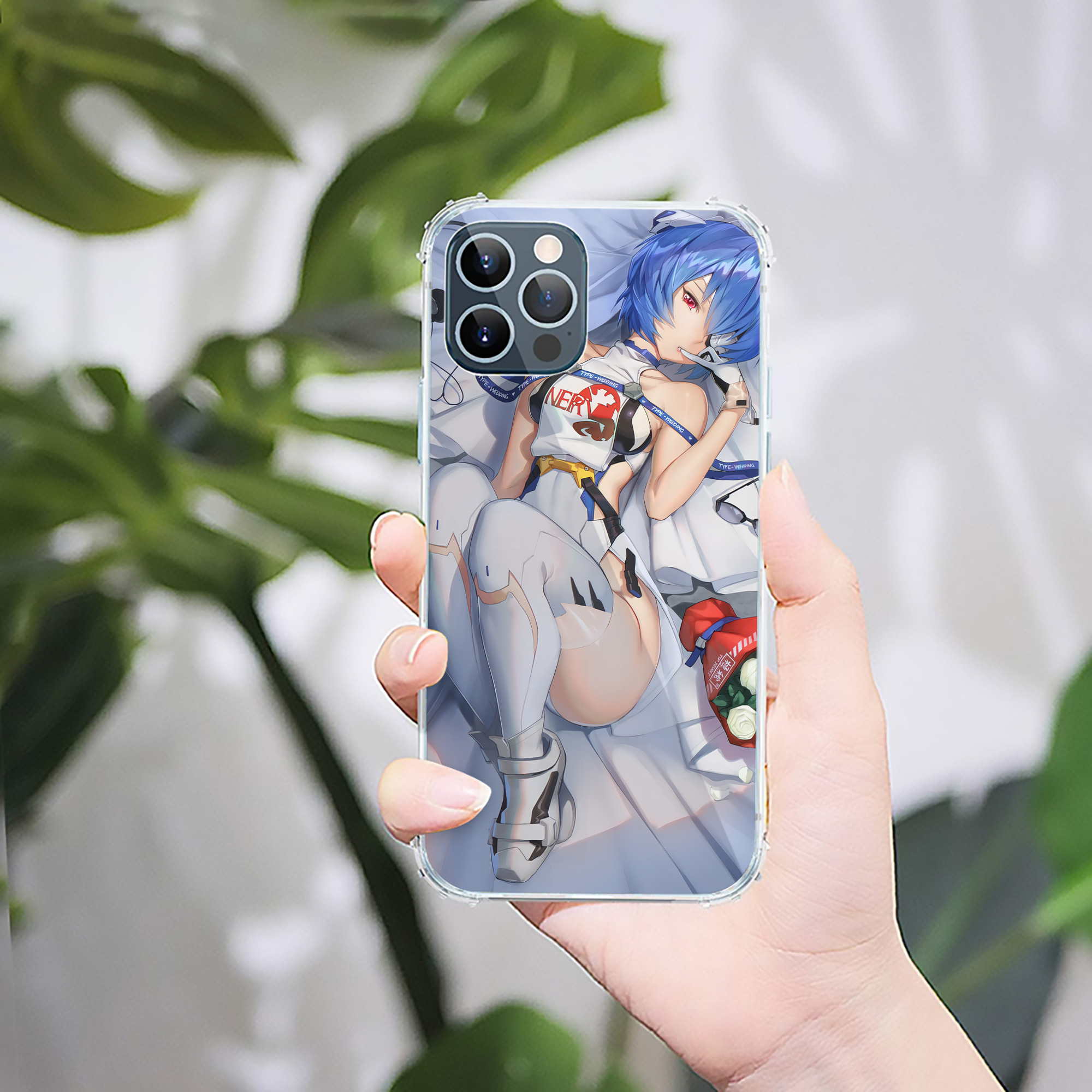 （画像用） EVA 新世紀エヴァンゲリオン 【iPhone 12シリーズ対応】透明スマホケース（クリアソフトケース）